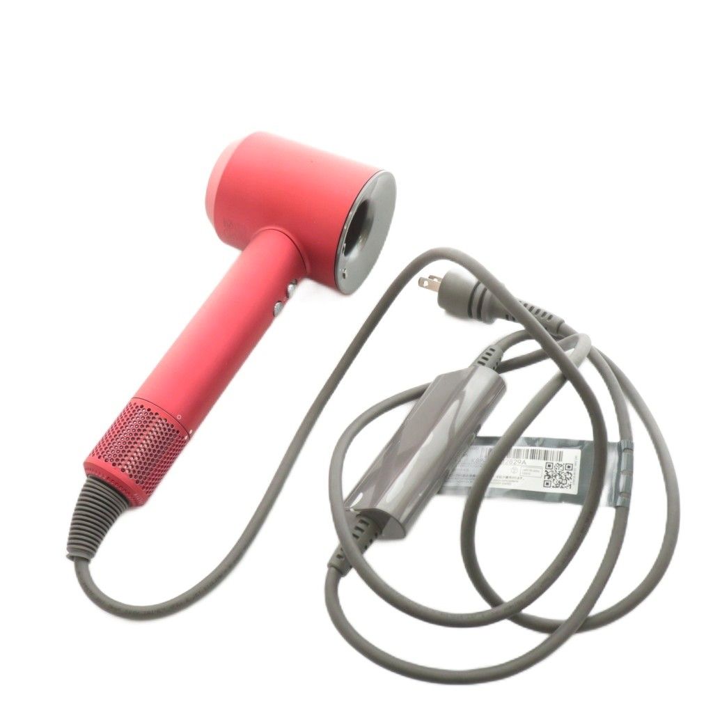 ミニマリズム ダイソン Dyson Supersonic Ionic ヘアドライヤー 美容機器 アタッチメント付き 赤 レッド HD03 AN11 レッスン