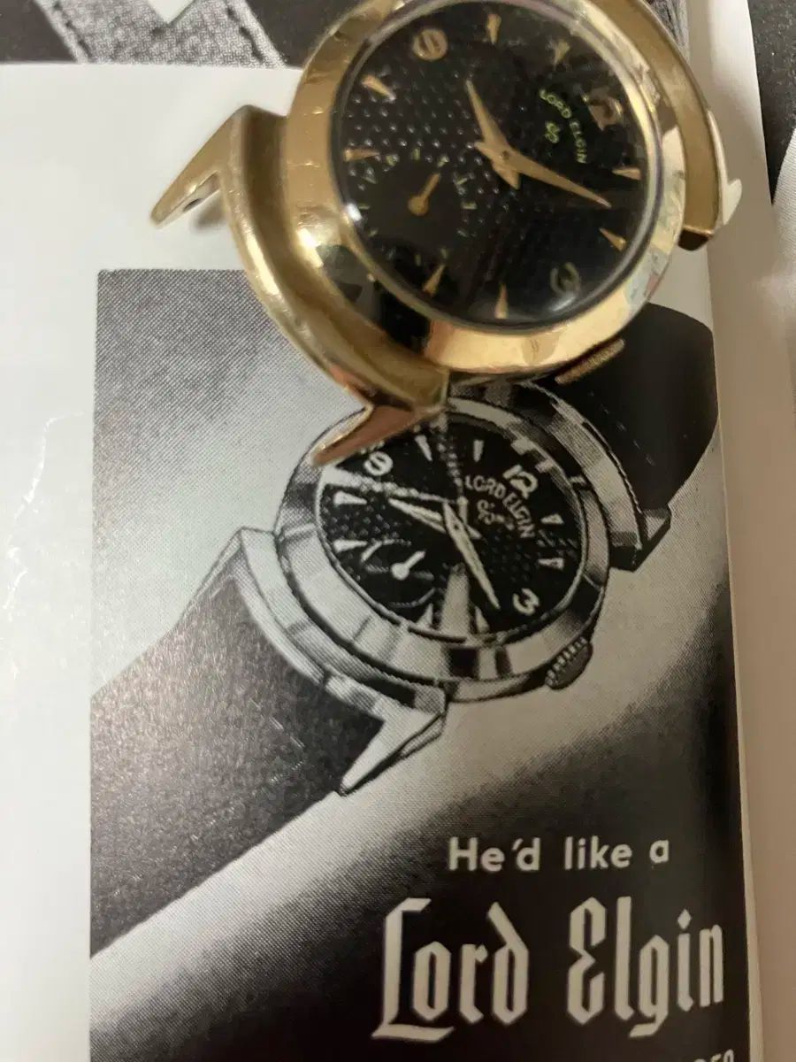 オーバホール完了 ヴィンテージ ロードエルジン 手巻き時計