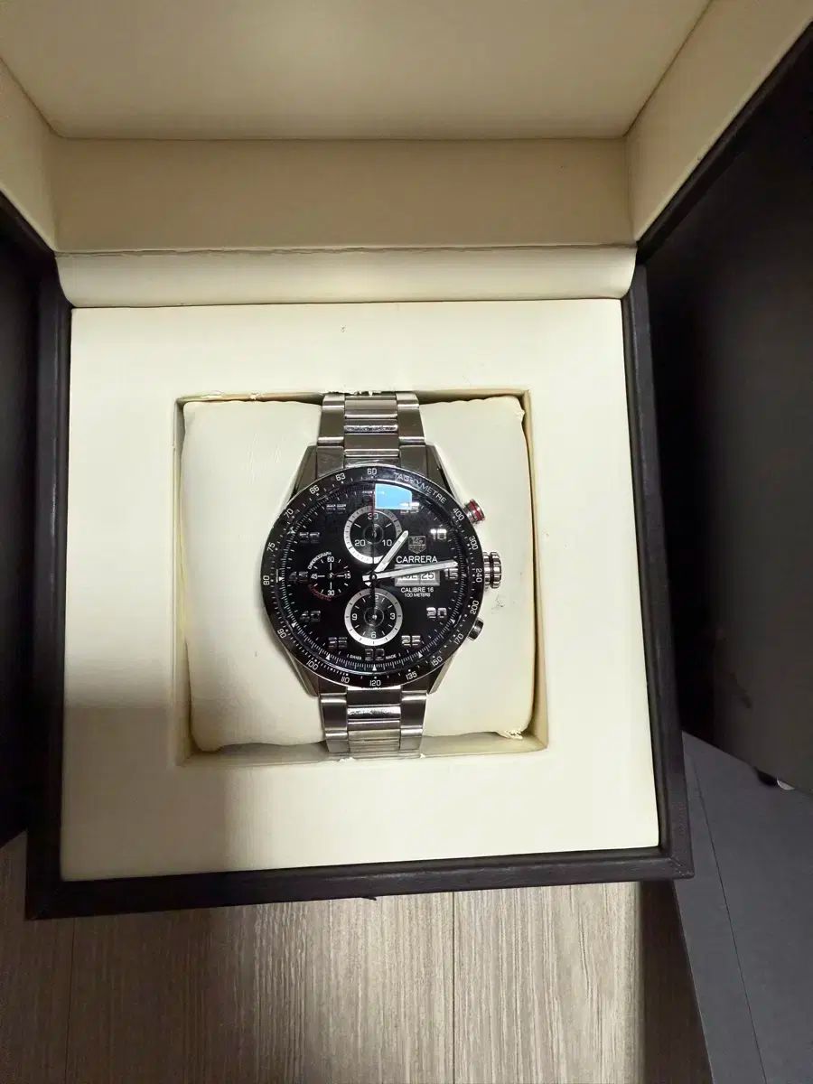  タグ ホイヤー カレラ キャリバー クロノ 韓国 デパート フルセット 動きやすい 自動巻き時計 腕時計(アナログ)