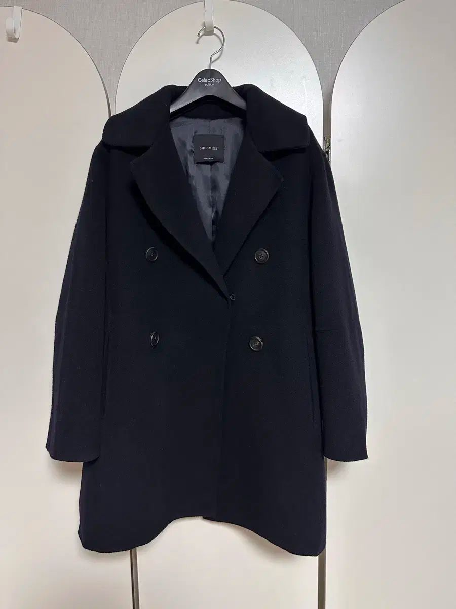 SHEMISS ハンドメイド ウール 半 コート 66 傷なし 最高