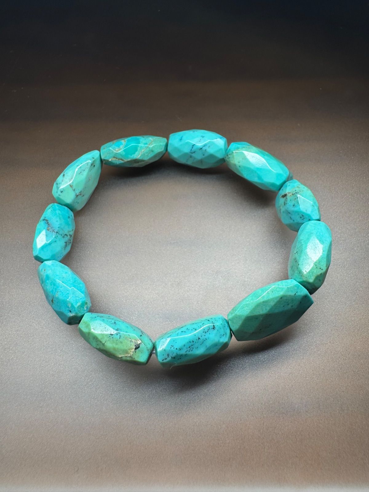 SSSアリゾナ産 天然ターコイズ 腕周り17㎝