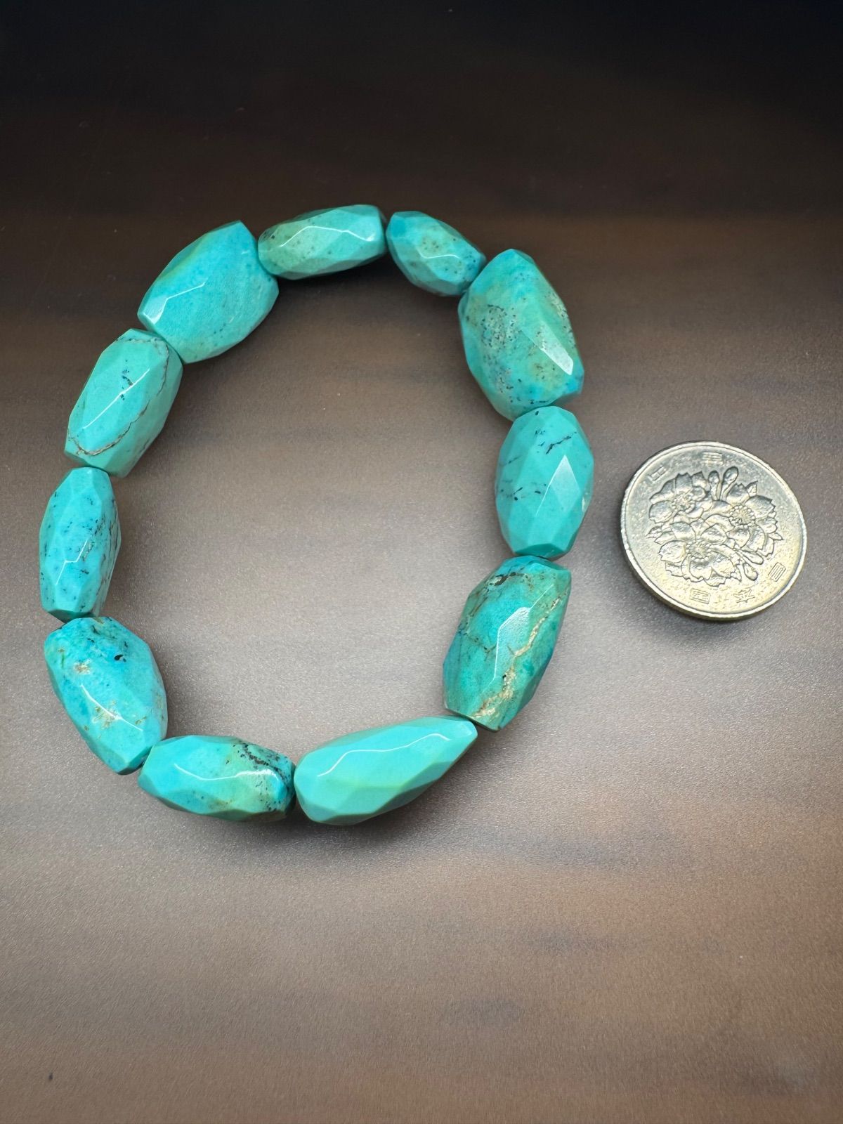天然ターコイズ 腕周り17㎝