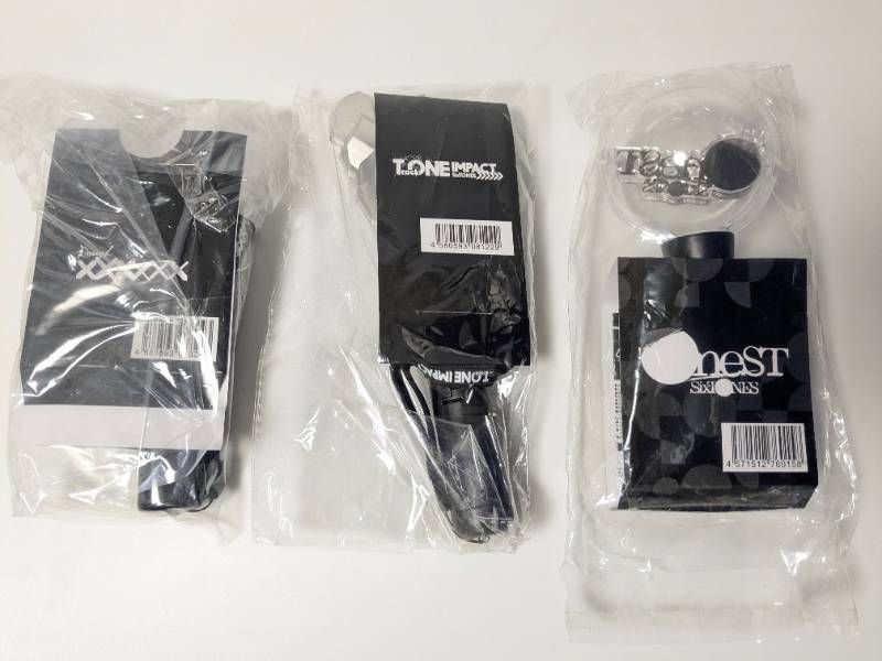 SixTONES ペンライト 3本セット Rough xxxxxx / Track ONE IMPACT / on