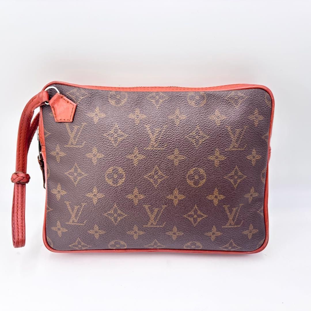 ルイヴィトン ポシェット スポーツ セカンドバッグ セカンドポーチ ポーチ ブラウン PVC レザーレディース ユニセックス モノグラム 831