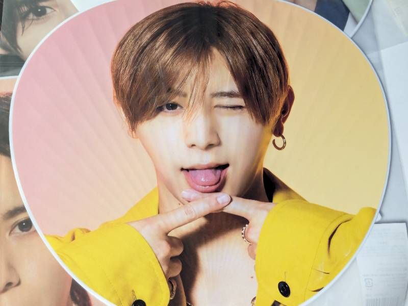 新品未開封 Hey! Say! JUMP 山田涼介 ジャンボうちわ 9枚セット まとめ