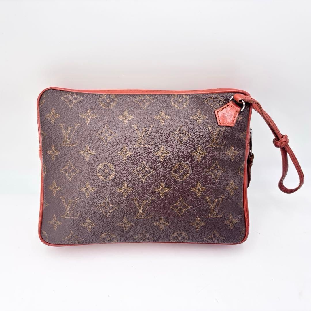 ルイヴィトン ポシェット スポーツ セカンドバッグ セカンドポーチ ポーチ ブラウン PVC レザーレディース ユニセックス モノグラム 831