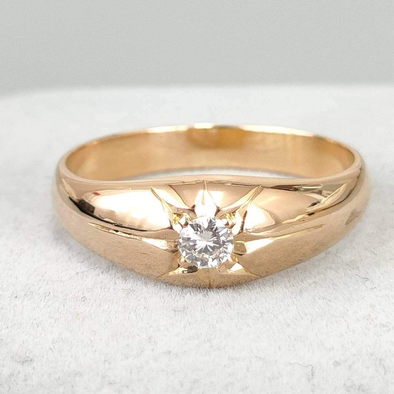  20金 K 20 ダイヤ付き シンプルリング 3 87ｇ11号 D 444 リング 指輪 アクセサリー