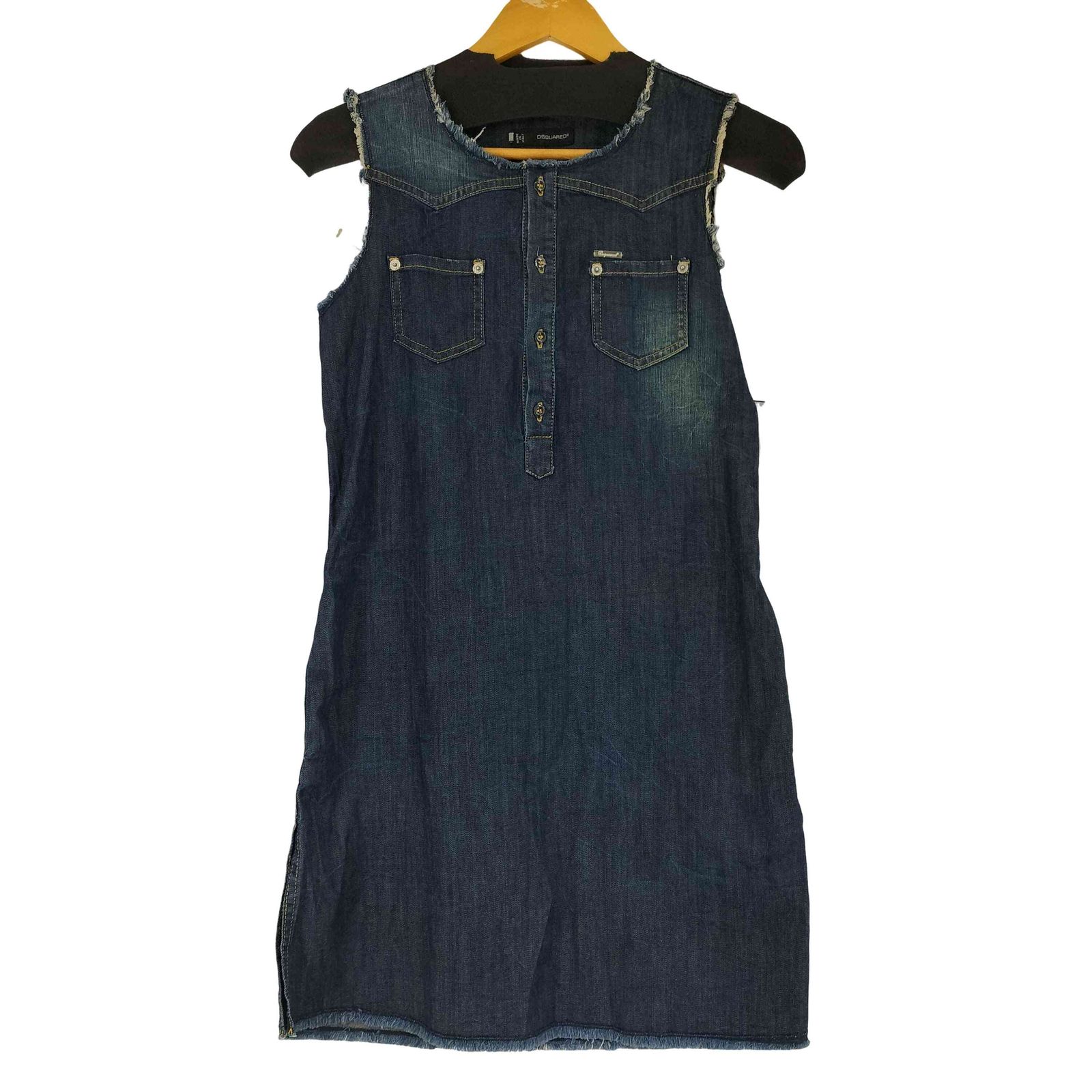 ディースクエアード DSQUARED2 ノースリーブ デニムワンピース レディース 38