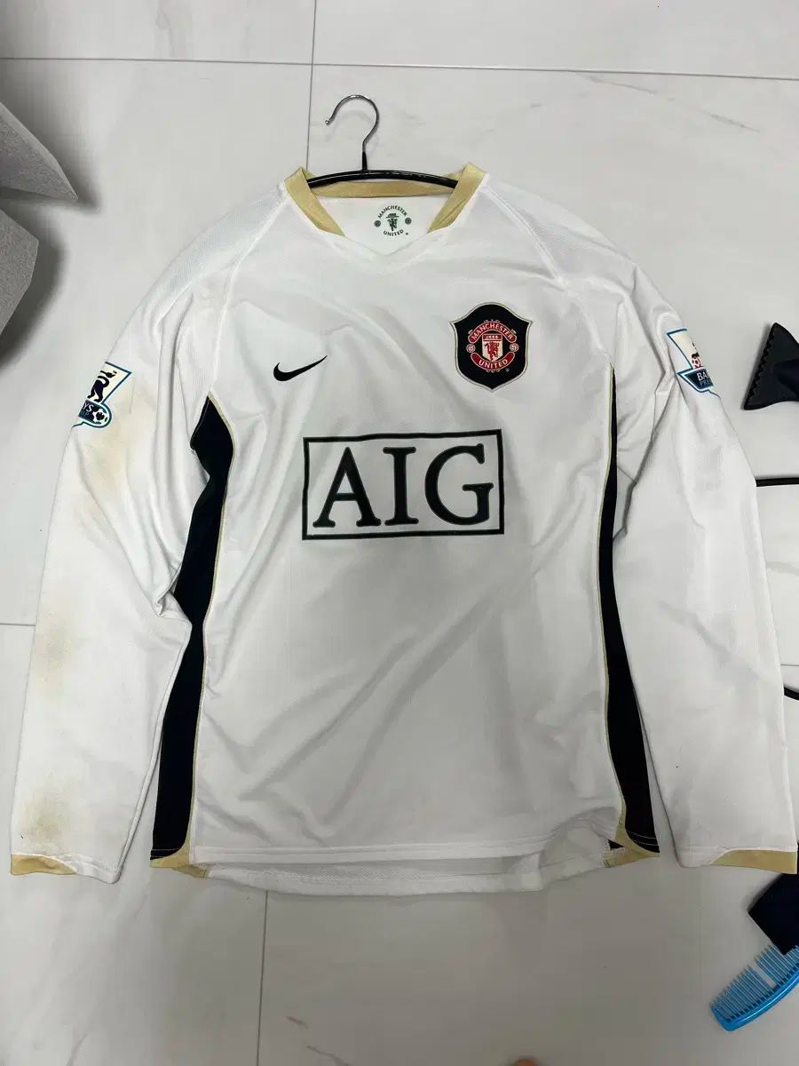 06-07 MANCHESTER UNITED FC アウェー サイズ100 ロナウド マーキング