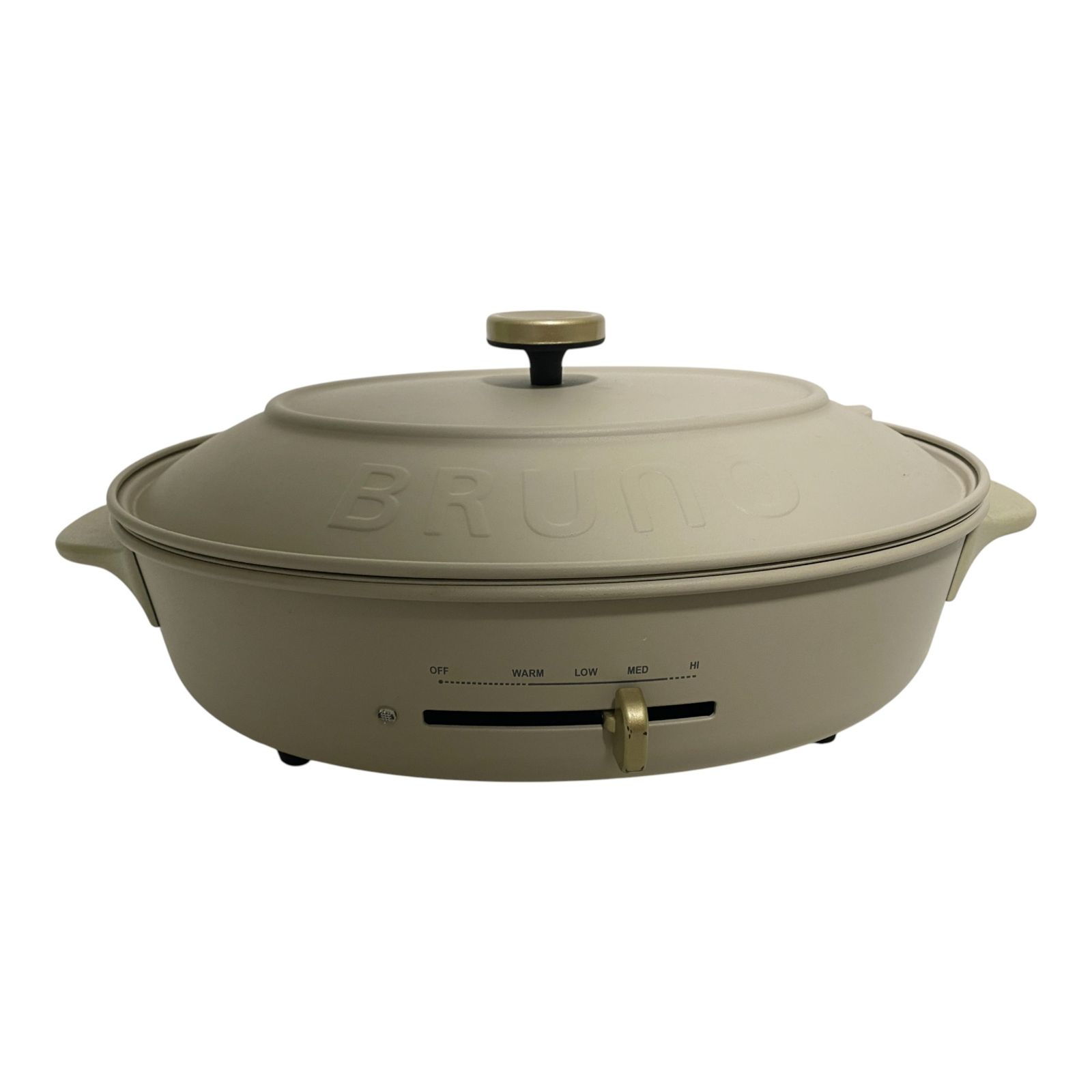 ◯ ブルーノ BRUNO オーバルホットプレート BOE053-GRG グレージュ