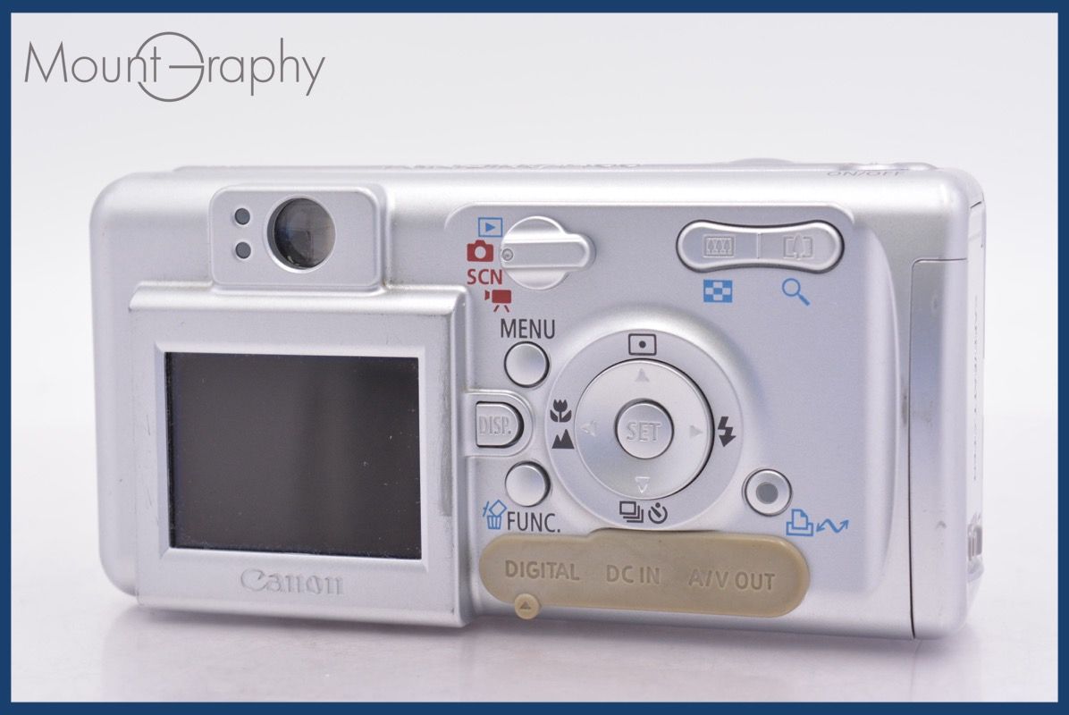 動作確認済み】CANON PowerShot A400 PC1080 単三電池 ☆実用美品☆ CANON