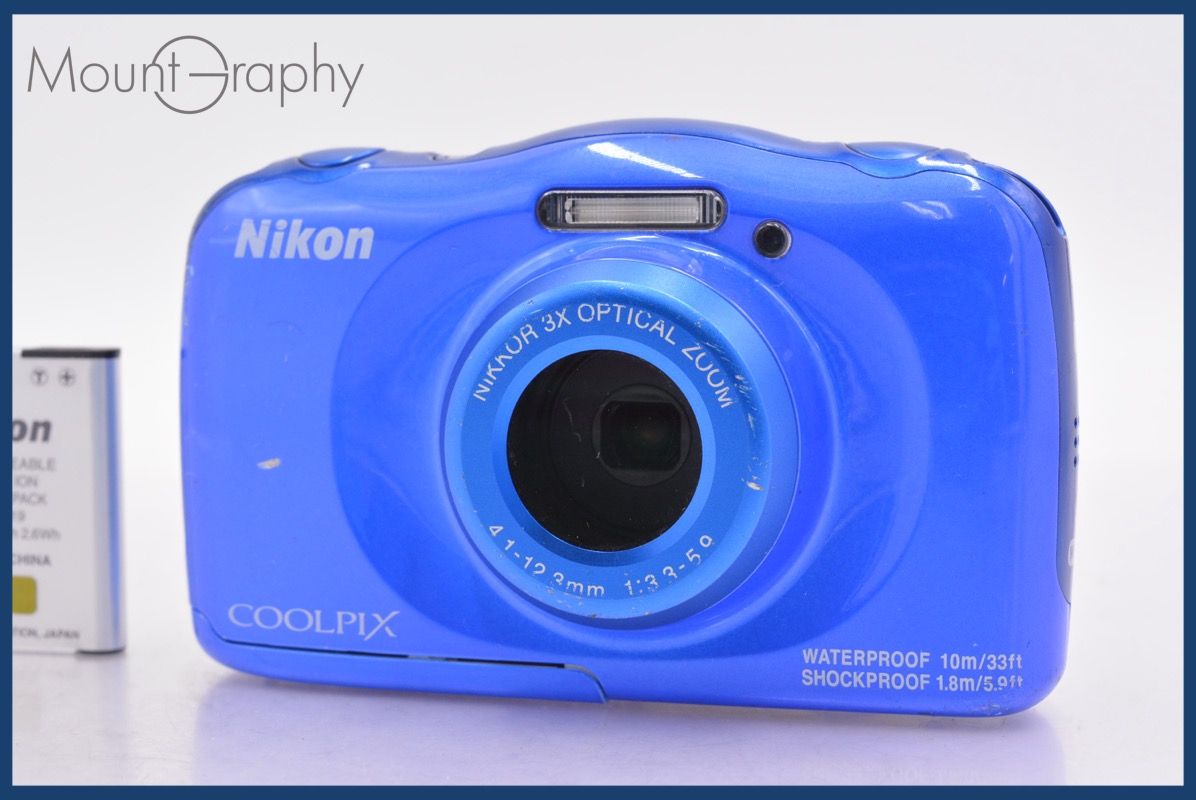 #3393 COOLPIX W100 Nikon 防水・防塵 すぐ使えます Amazon.com : Nikon COOLPIX W100 (White) : Electronics
