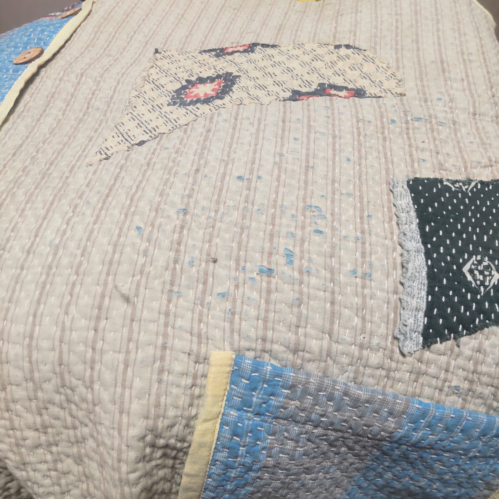 vintage キルト ベスト パッチワーク ヴィンテージ BORO ボロ vintage キルト ベスト パッチワーク ヴィンテージ BORO ボロ