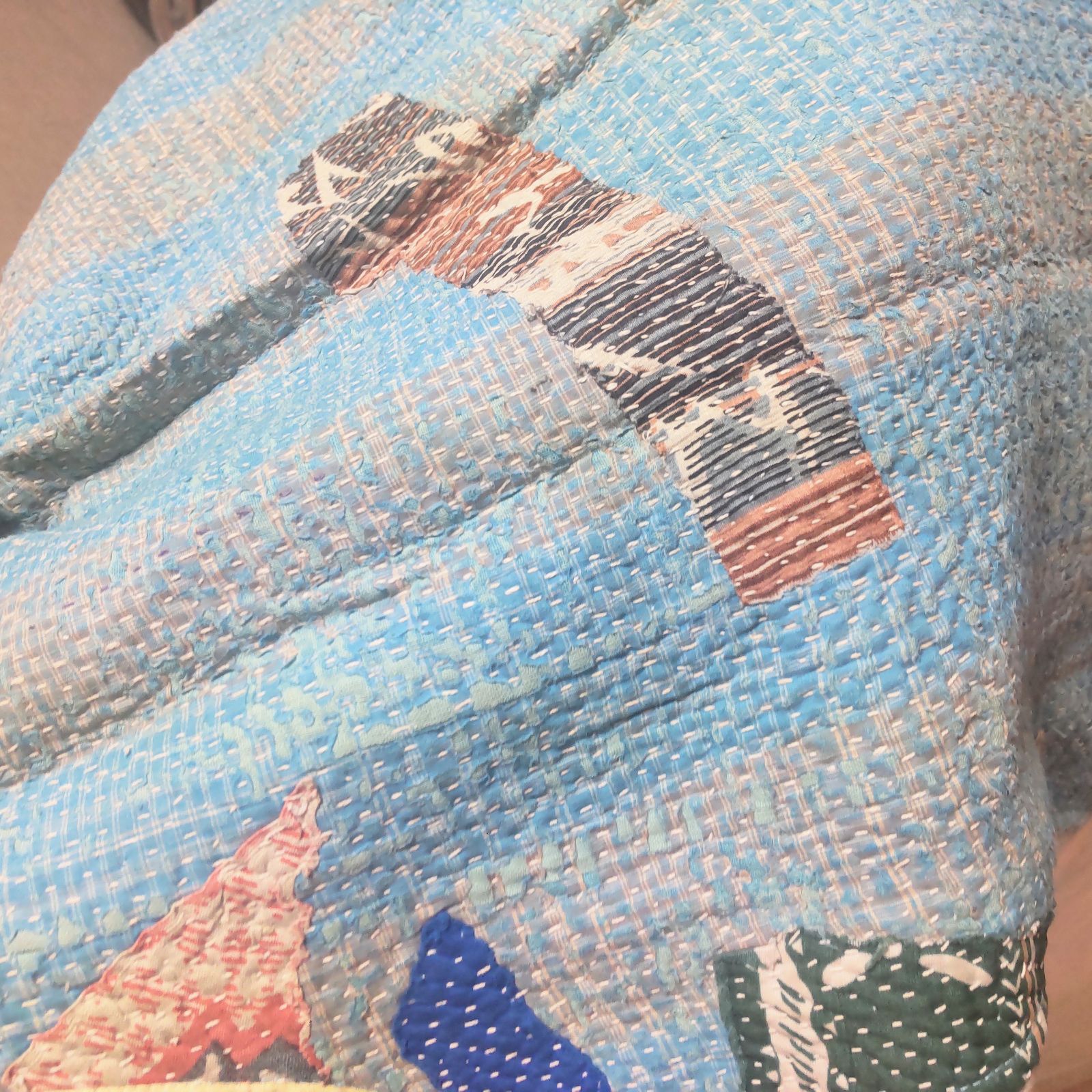 1 グドゥリー ロングベスト ジャケット ヴィンテージ パッチワーク