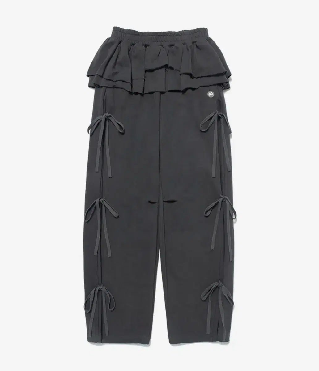 ハグユアースキン フリルスカート ジョガーパンツ チャコール GINKGOPHARMACY_COM