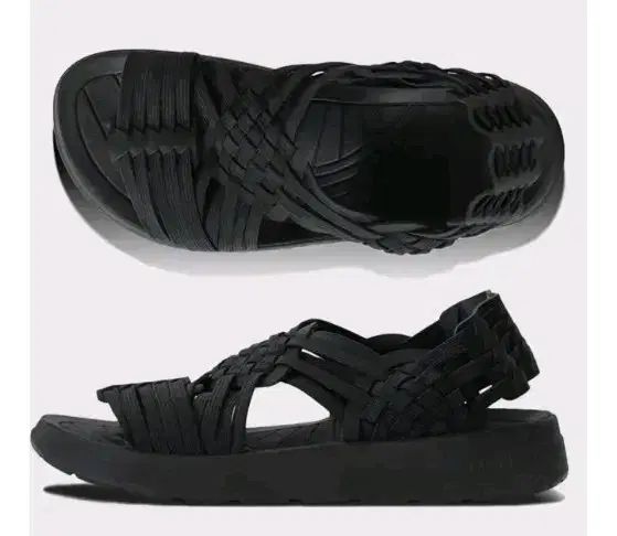 マリブサンダル cayon polyester ブラック 270