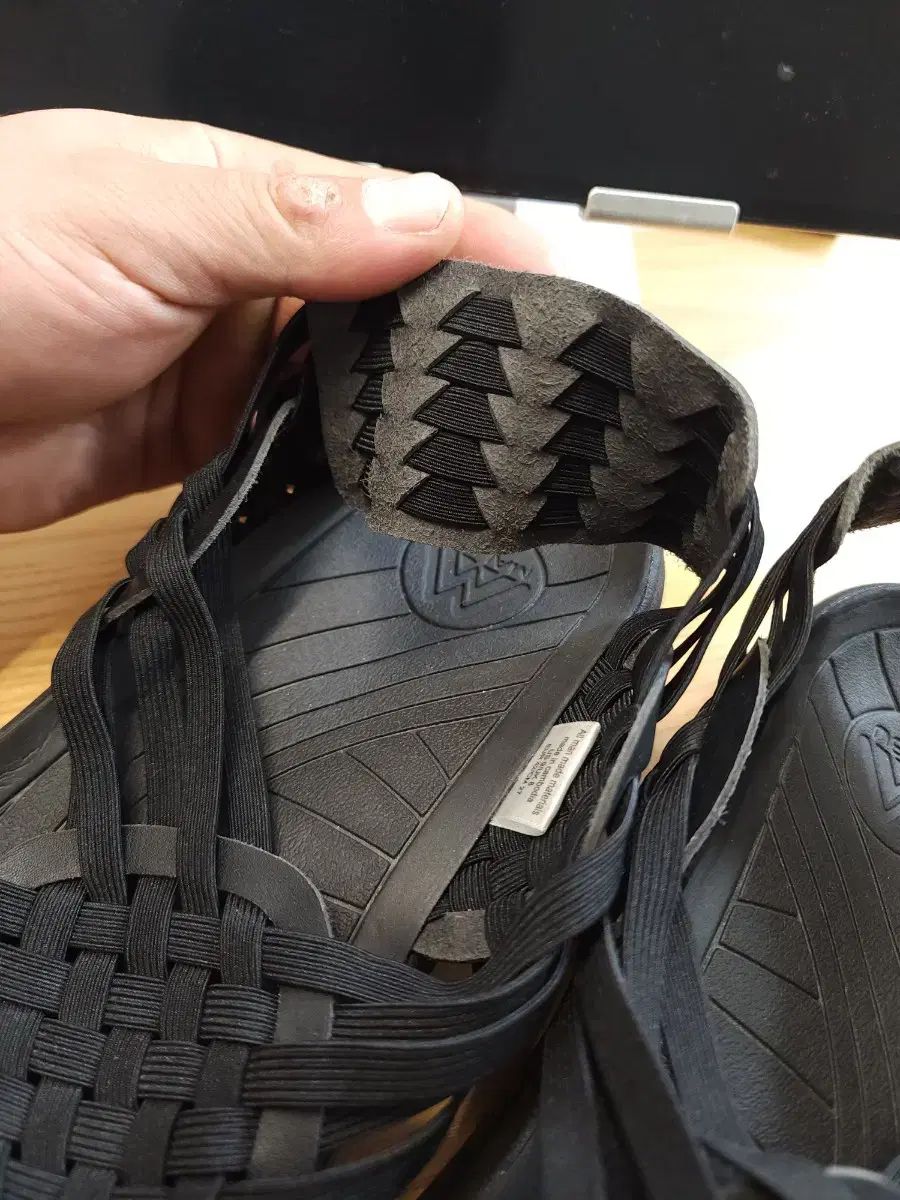 マリブサンダル cayon polyester ブラック 270