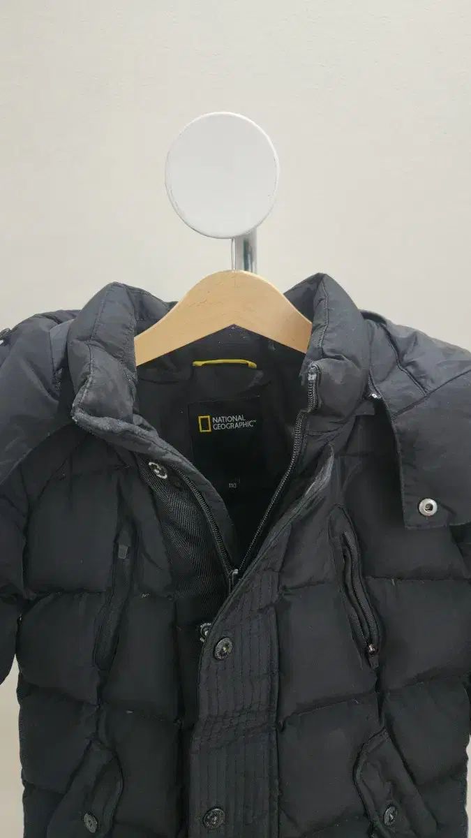 ナショナルジオグラフィック キッズ グースダウン ブラック ダウン アウター 110