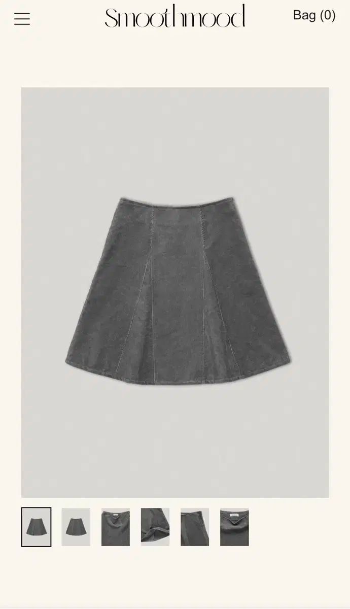 スムードムード nancy corduroy skirt 1 size