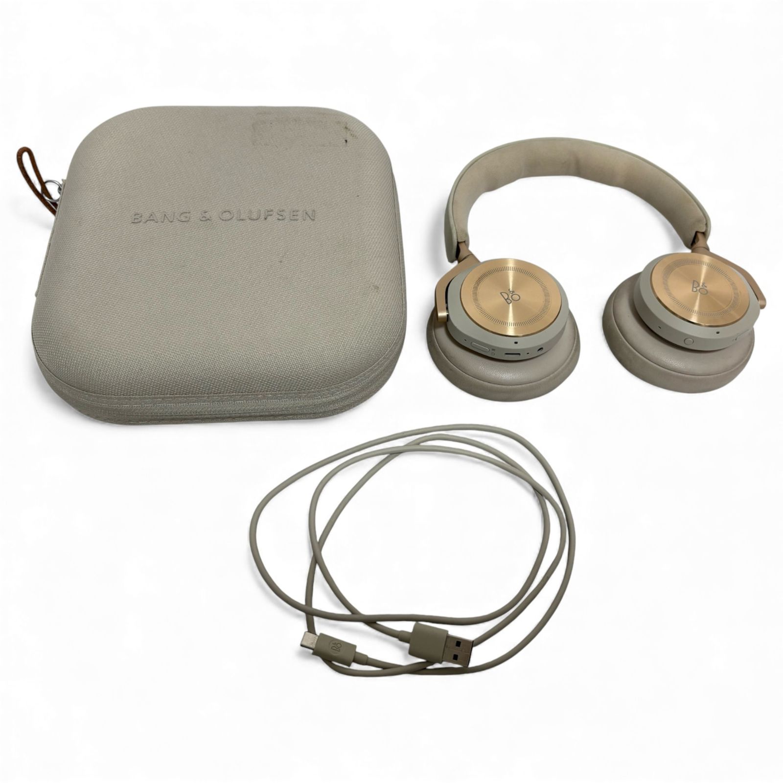 バングアンドオルフセン Bang Olufsen ワイヤレスヘッドホン Beoplay HX ゴールド 3 5 mmステレオ有線 1100 2842