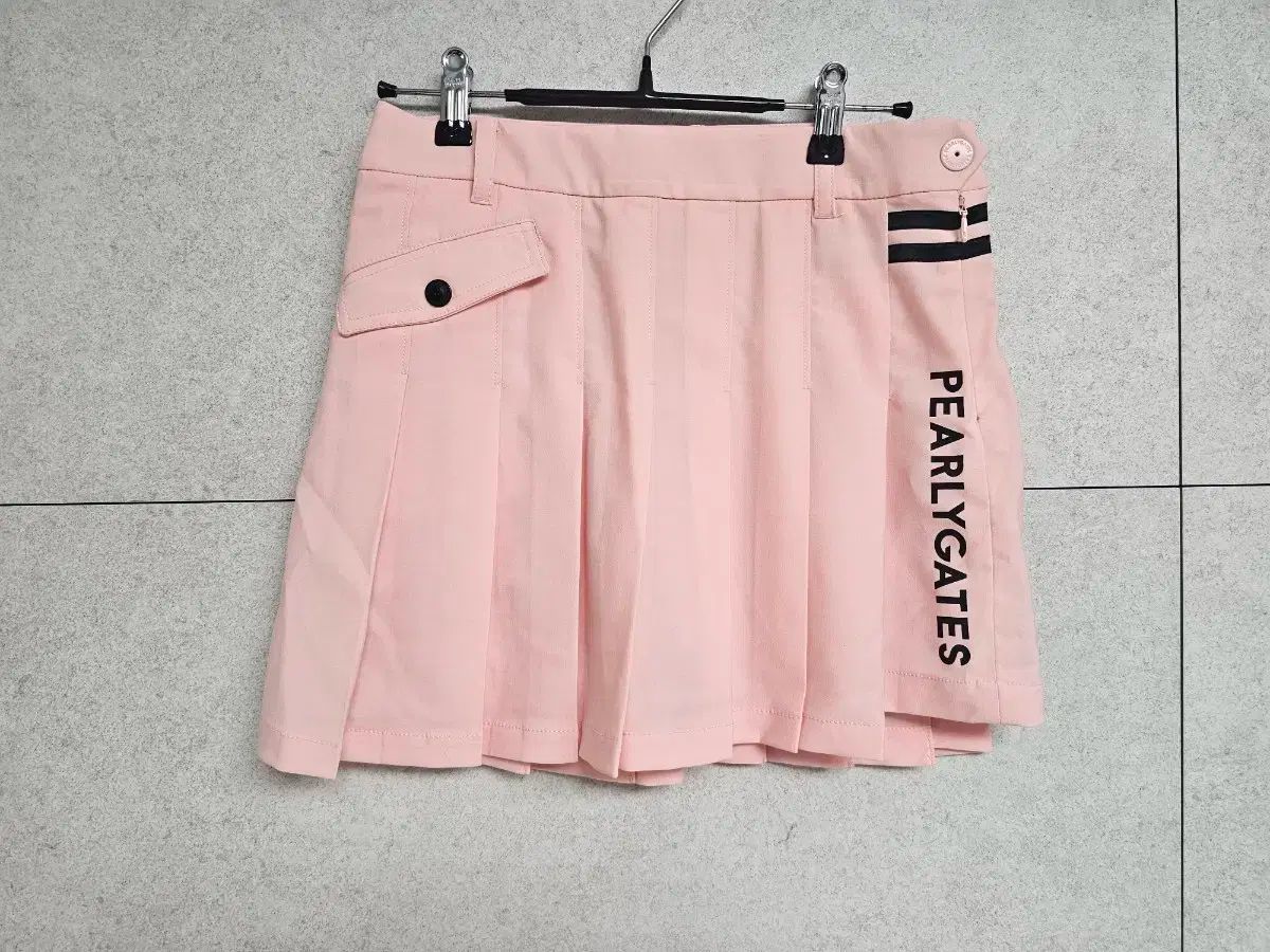 PEARLYGATES ピンク プリーツ スカート