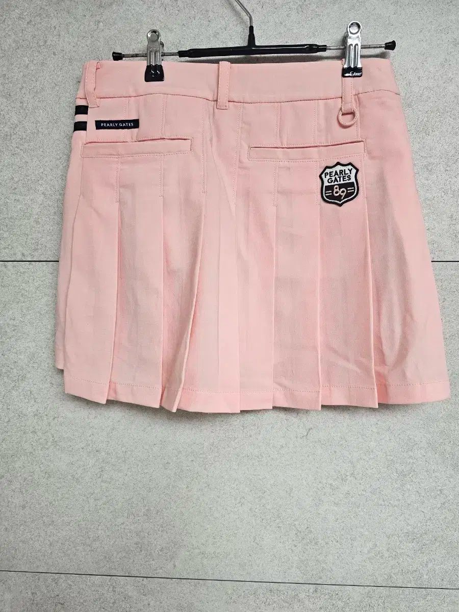 PEARLYGATES ピンク プリーツ スカート