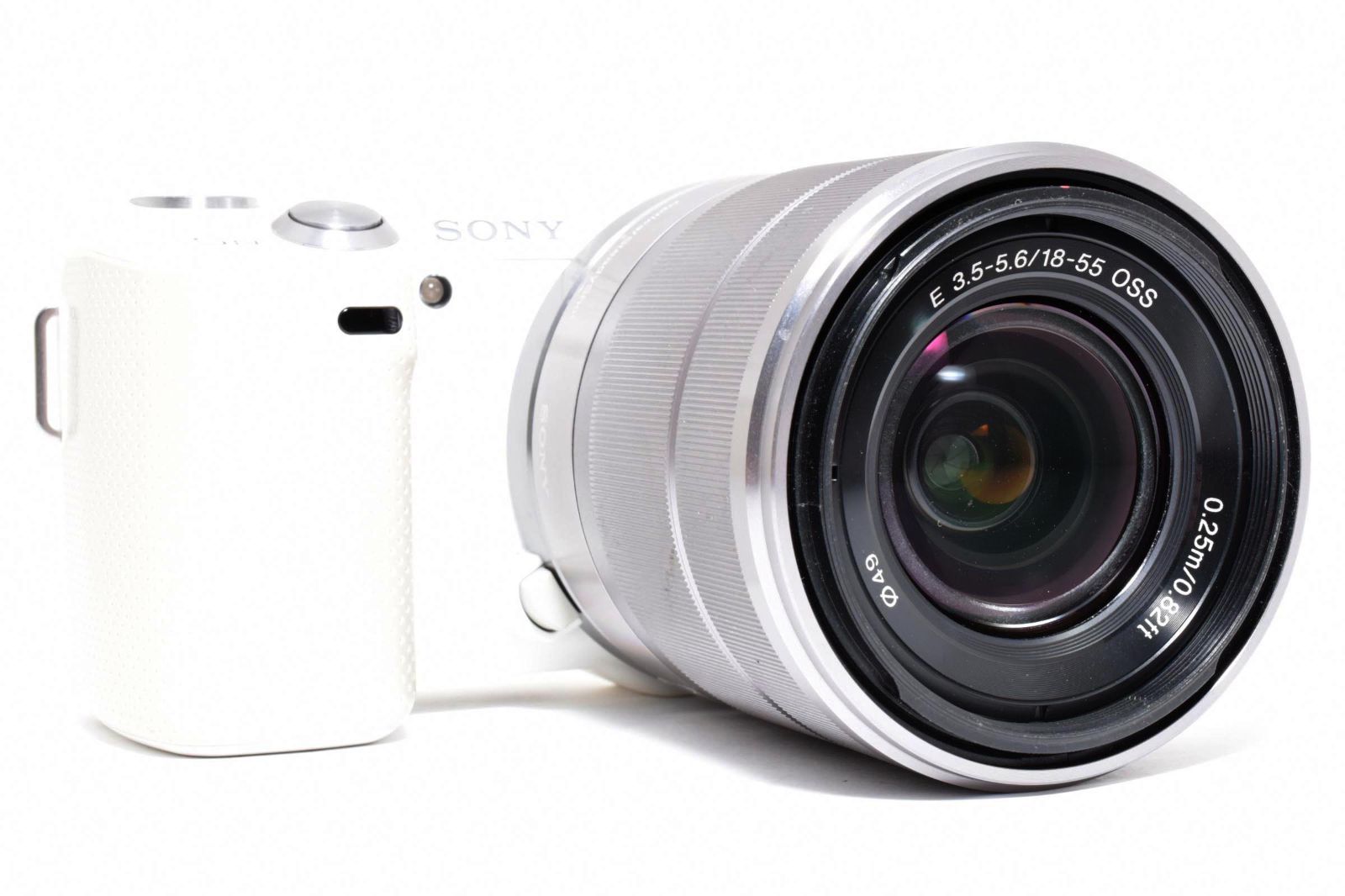 ☆美品☆ソニー SONY NEX-5N ホワイト《ショット数2,412回》 18-55mm