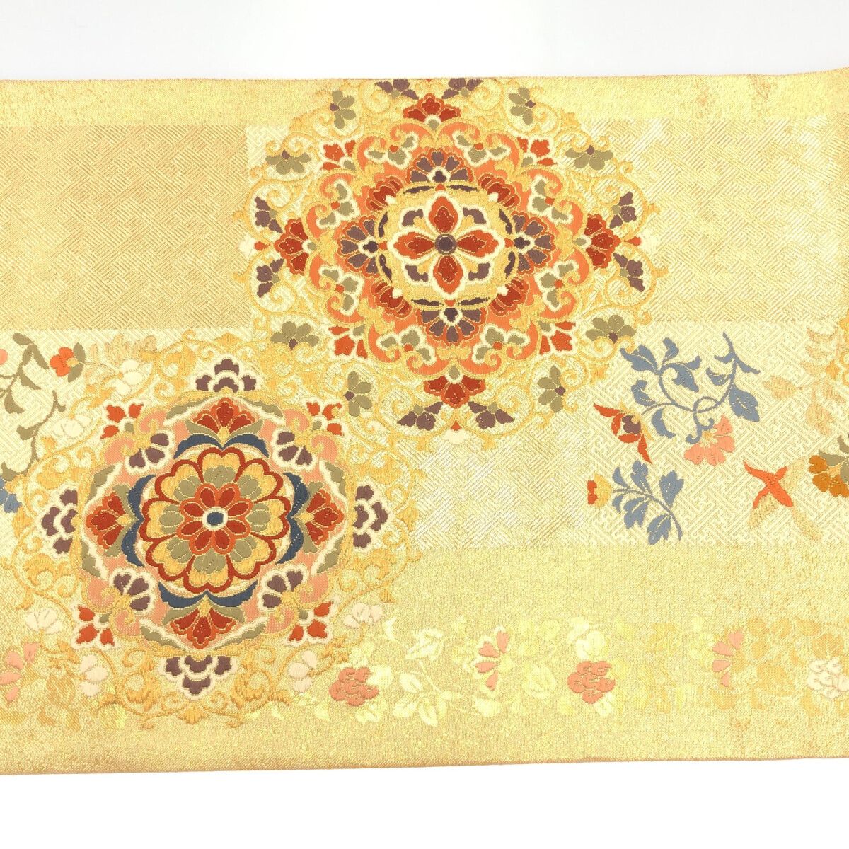  袋帯 佐賀唐織 献上彩華文 仕立上がり 12019 袋帯 帯