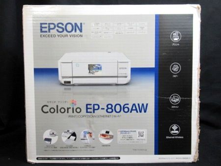 エプソン EPSON カラリオプリンター EP-806AW インクジェット複合機 2013年製 箱ダメージ
