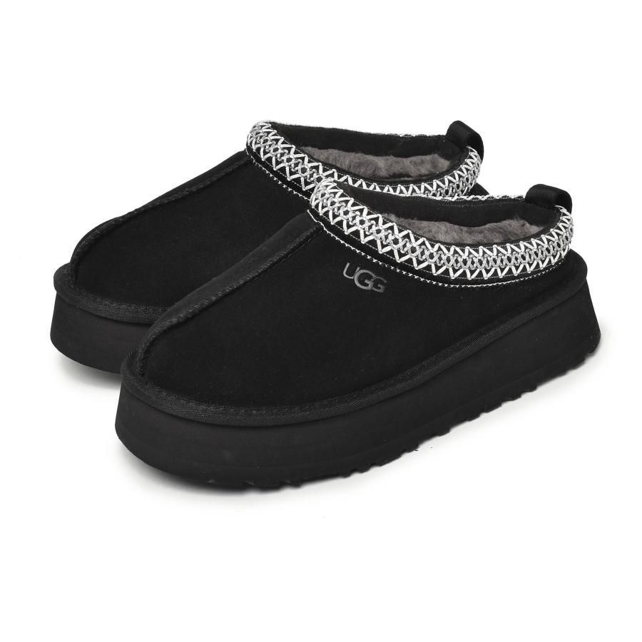 アグ サボ レディース タズ UGG 1122553 ブラック 黒 ブラウン 茶 シューズ スリップオン 厚底 すりっぱ 防寒 あったか 保温 秋 爆買
