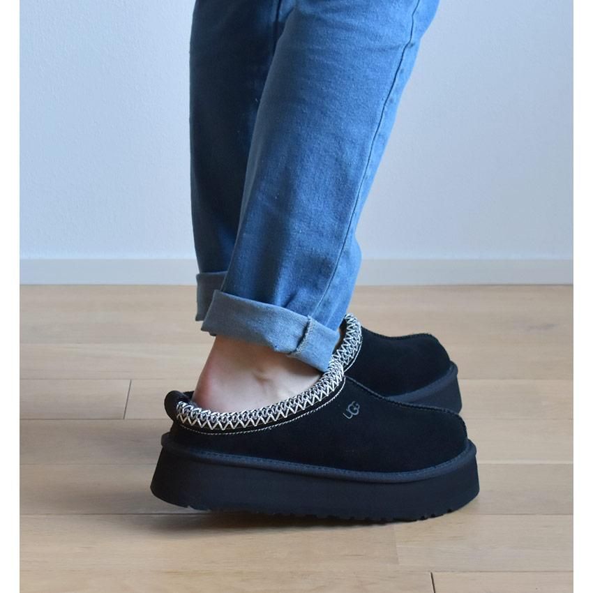  アグ サボ レディース タズ UGG 1122553 ブラック 黒 ブラウン 茶 シューズ スリップオン 厚底 すりっぱ 防寒 あったか 保温 秋 爆買 その他 靴