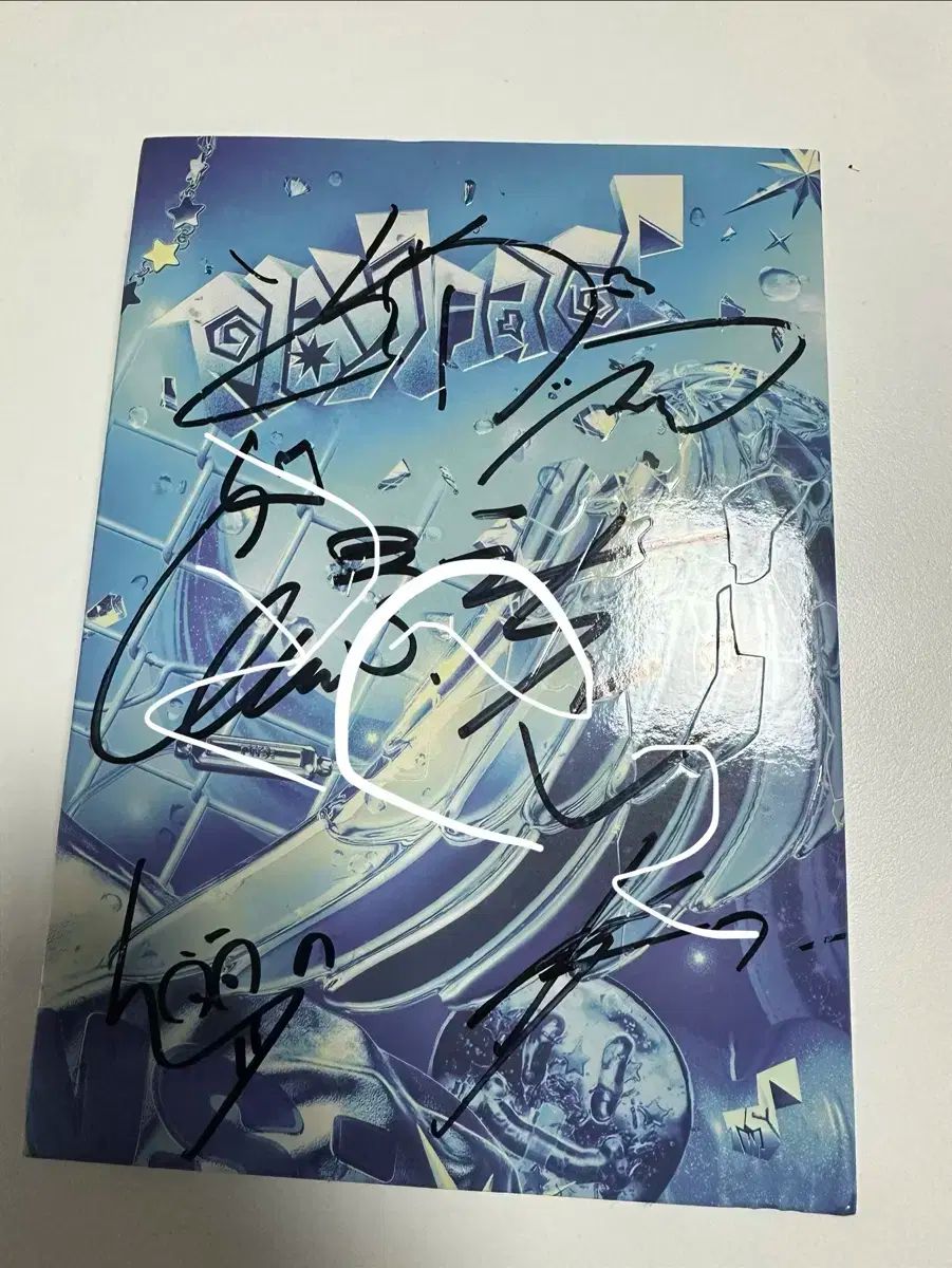 ☆非売品◇メンバーサインCD◇TWSトゥアス◇Sparkling Blue