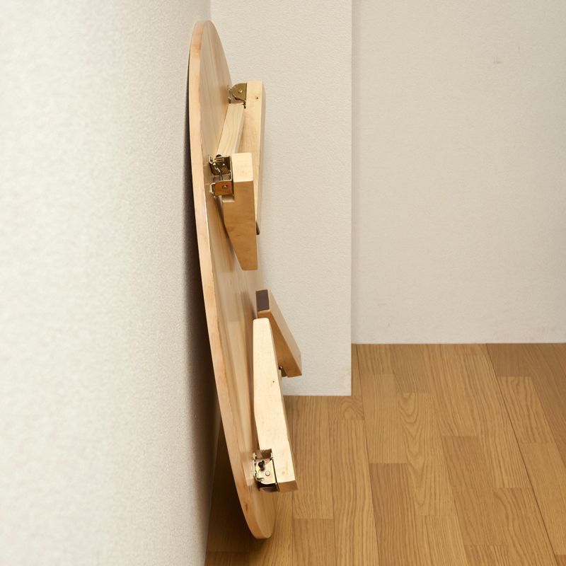 ラウンドテーブル 折り畳み 90φ NEW / 新品未使用（ダークブラウン） ラウンドテーブル 折り畳み 90φ NEW / 新品未使用 - メルカリ