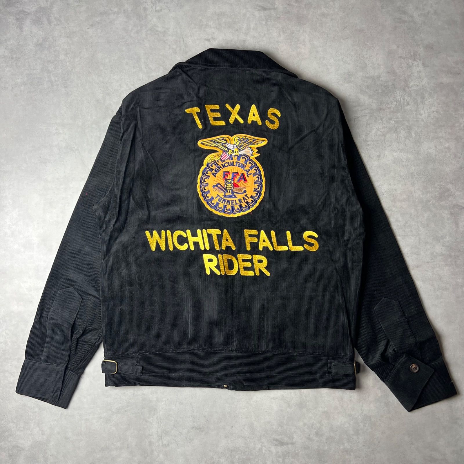 FFAジャケット ブルゾン ファーマーズジャケット コーデュロイ 復刻モデル ブラック 黒