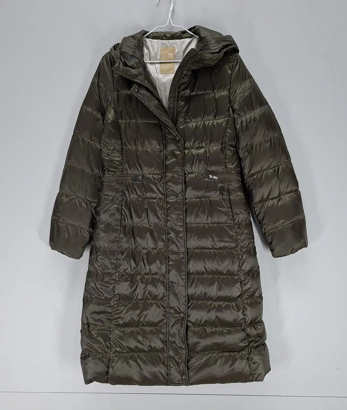 AI 97% ビーンポール レディース90 ダウンジャケット ロング丈ダウンコート 2020 秋冬 カーキ 64684