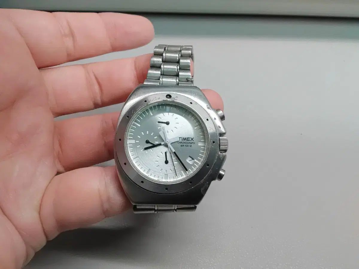 TIMEX オール ステンレス 時計