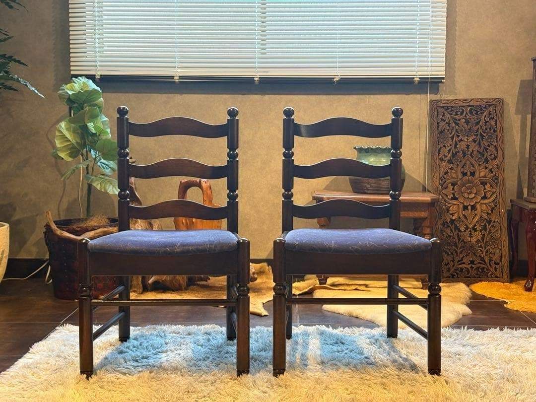 希少 ナガノインテリア アンティーク ヴィンテージ レトロ チェア SR