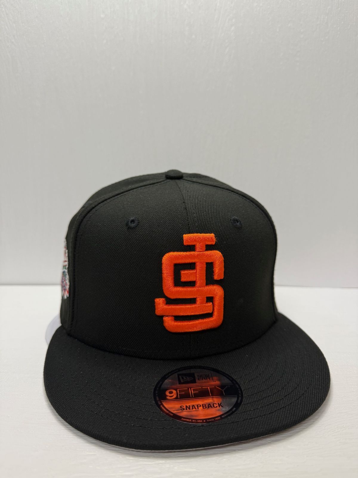 Newera サンフランシスコジャイアンツ ワールドシリーズ1989 リバースロゴ 9fifty スナップバックキャップ ブラック