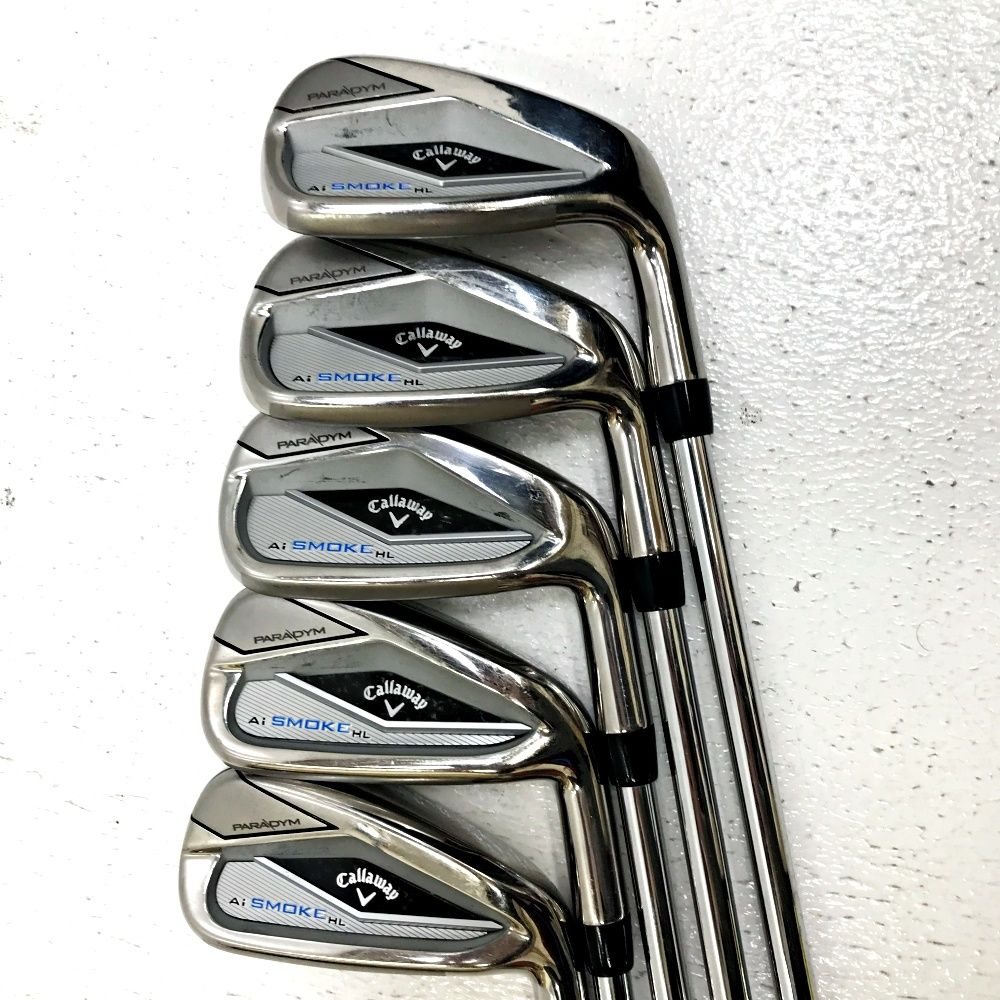 Callaway キャロウェイ アイアン PARADYM Ai SMOKE HL 2025 5本セット NS.PRO Zelos 6 FLEX S 427