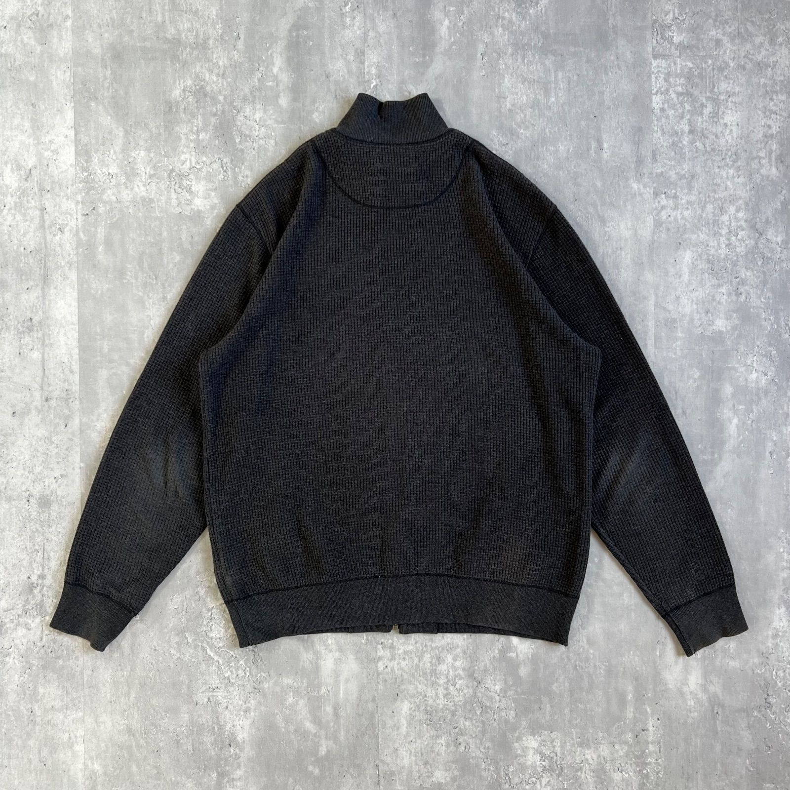 BURBERRY LONDON / バーバリーロンドン コットンワッフルニット ジップ