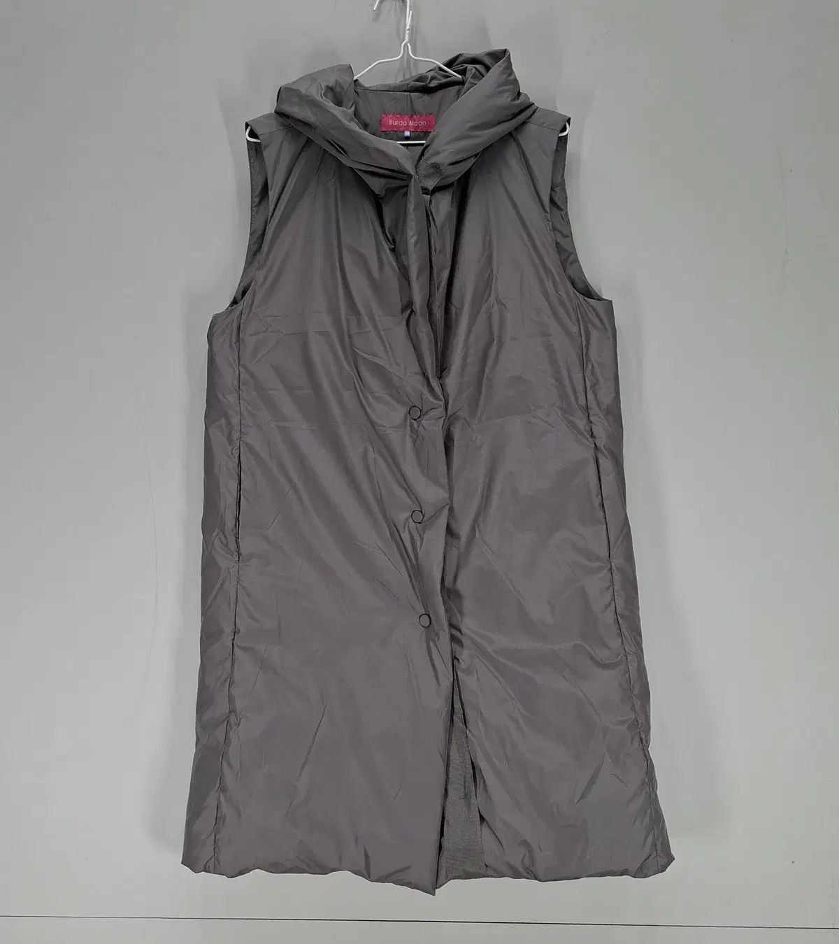 AI 98 ブールダムン レディース90 ダウン ロング丈ベスト 秋 冬 グレー 64689