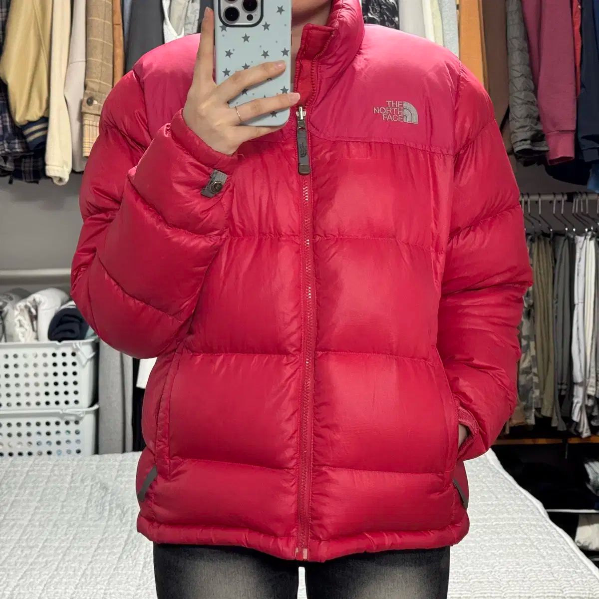 THE NORTH FACE ザノースフェイス ヌプシ 700 ホットピンク ダウン