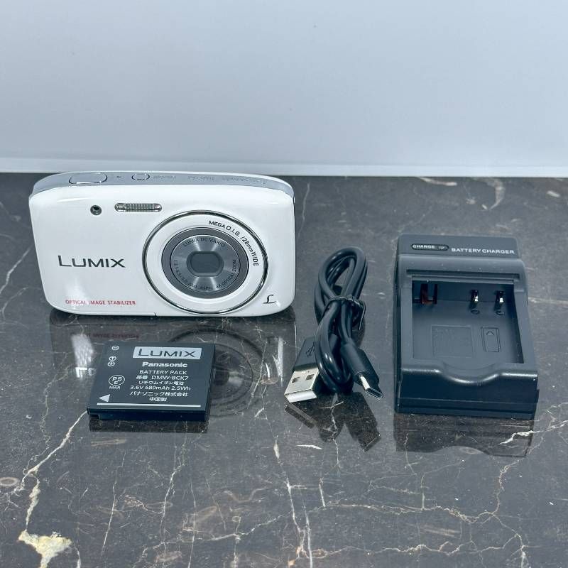 【美品】Panasonic LUMIX DMC-S2 ホワイト デジカメ 概要 デジタルカメラ DMC-S2 | LUMIX（ルミックス） ミラーレス一眼