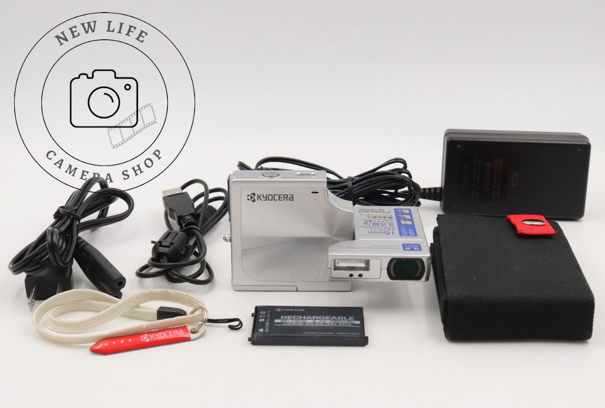 Kyocera Finecam SL300R スイバル機 コンデジ CONTAX 動作品 15231