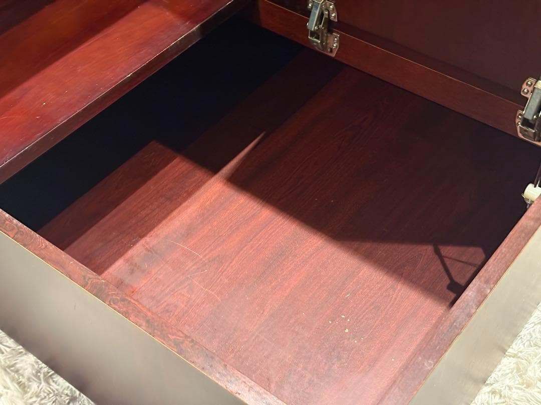 karimoku カリモク　コーナーテーブル　収納　ローズウッド　アンティーク karimoku カリモク コーナーテーブル 収納 ローズウッド アンティーク