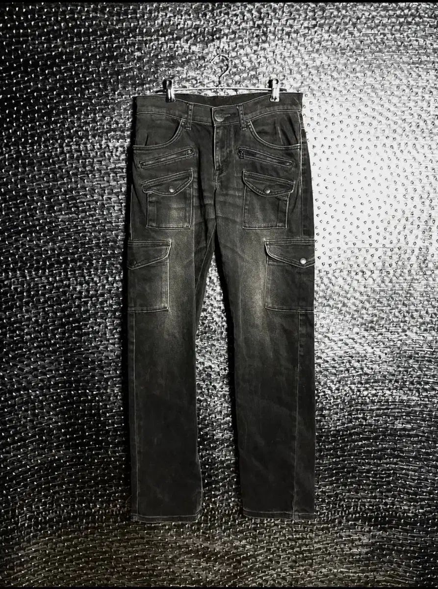 Lee ウォッシュ カーゴデニムパンツ