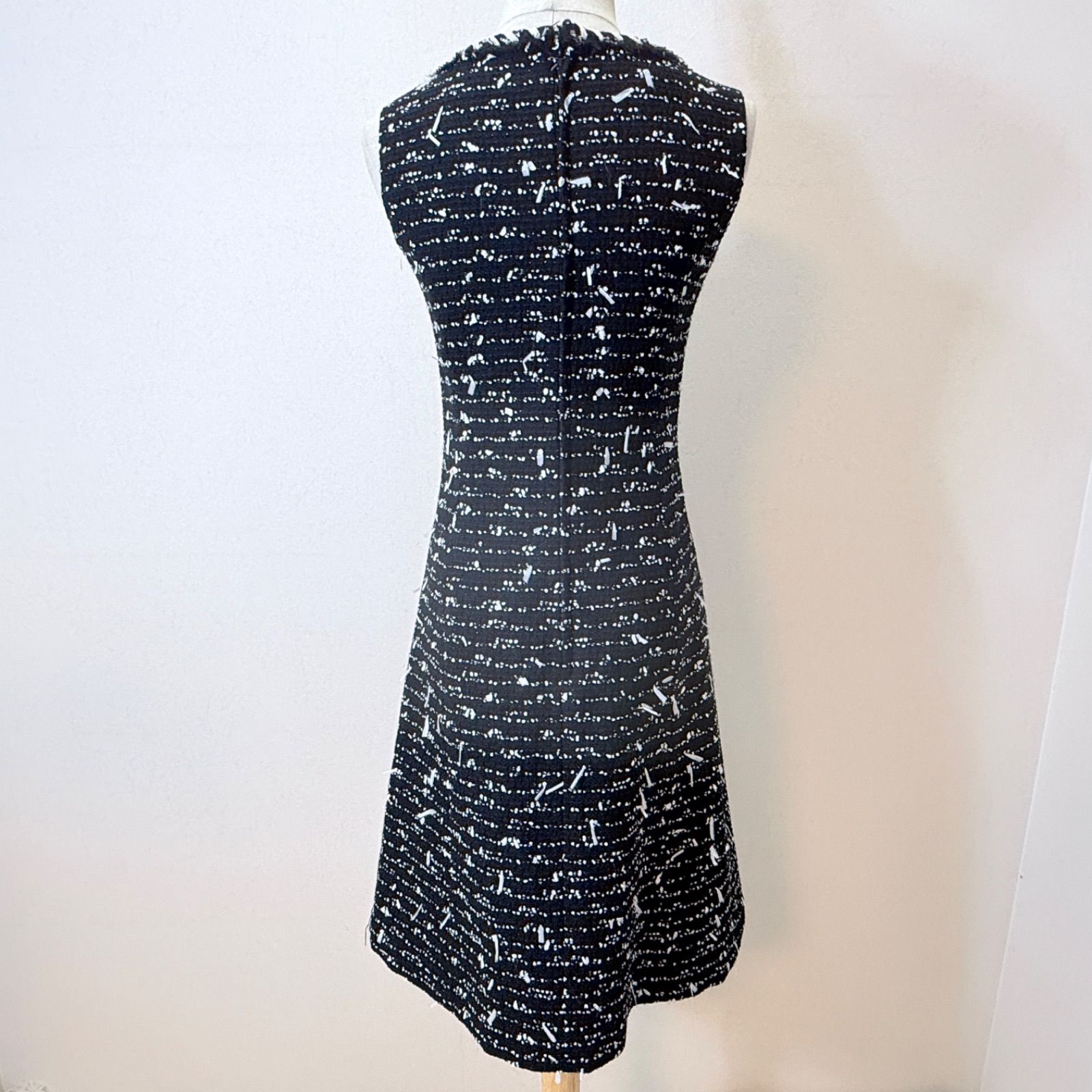 お値引きコメント大歓迎!】ハロッズ ノースリーブ ワンピース M