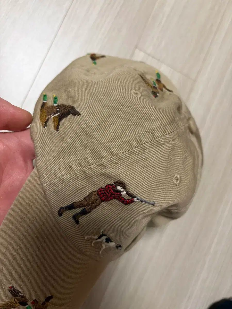 ポロラルフローレン アヒル 刺繍 ベースボールキャップ OS