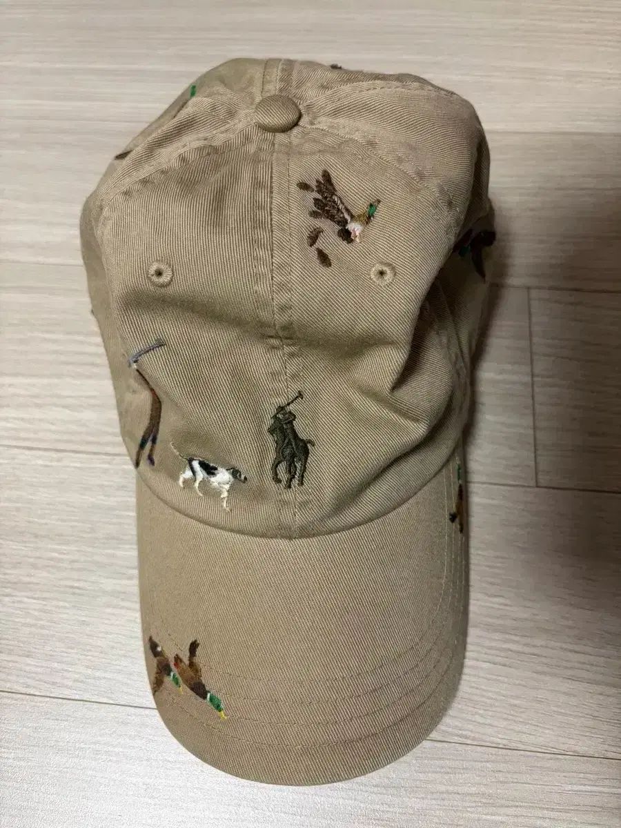 ポロラルフローレン アヒル 刺繍 ベースボールキャップ OS
