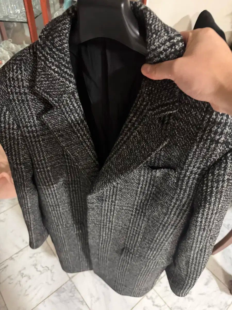 オールセインツ ヘリンボーン シングル コート 40 L